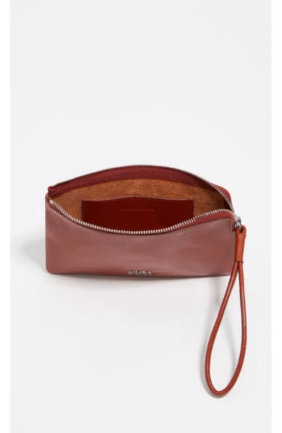 Bimba Y Lola Large Leather Coin Wallet In Red