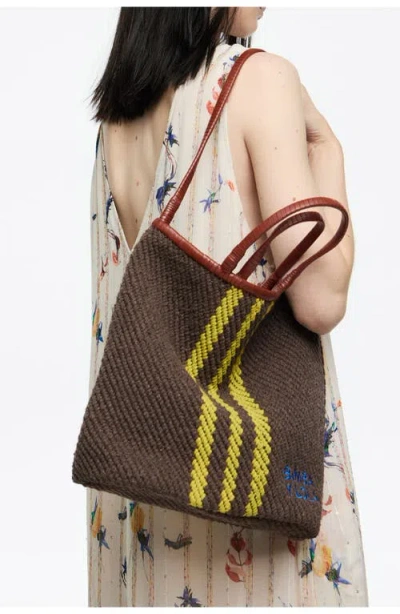 Bimba Y Lola Shoulder Bag In Brown