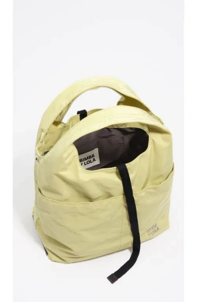 Bimba Y Lola Medium Nylon Paper Bag In Green