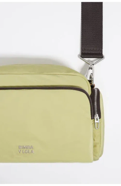 Bimba Y Lola Medium Nylon Pocket Crossbody Bag In Green