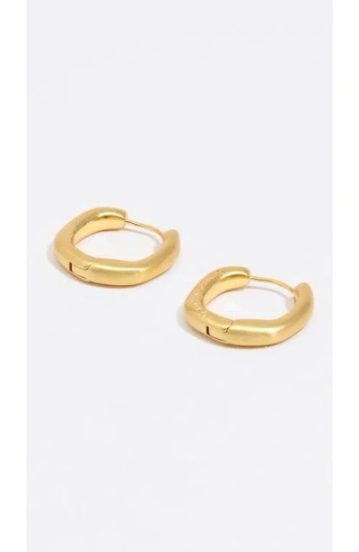 Bimba Y Lola Irregular Hoop Earrings In Multi