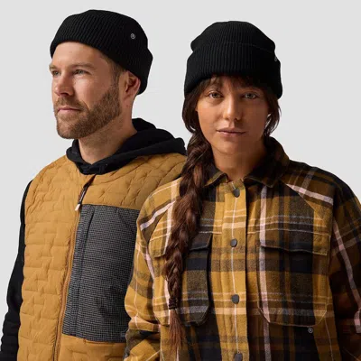 Backcountry Capra Rolled Beanie In Black