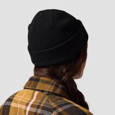 Backcountry Capra Rolled Beanie In Black
