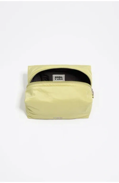 Bimba Y Lola Large Make-up Case In Yellow