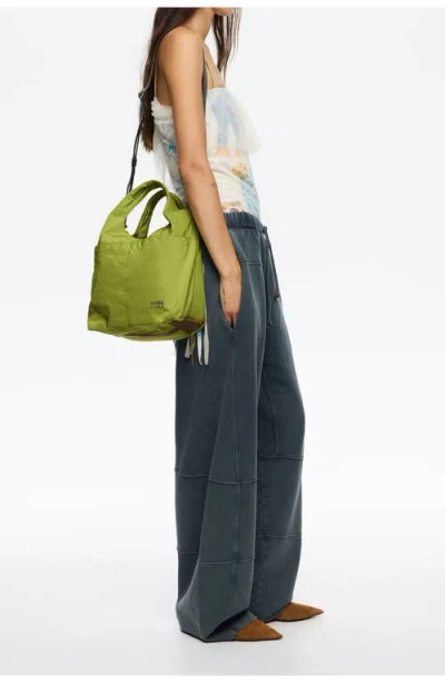 Bimba Y Lola Medium Nylon Paper Bag In Green