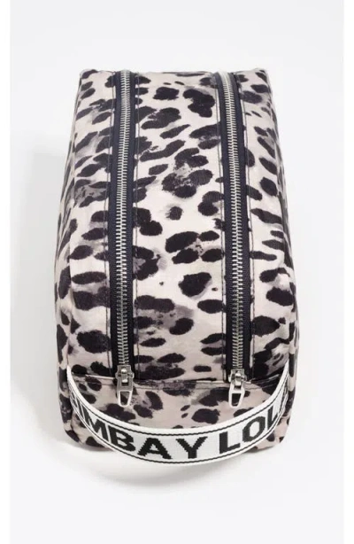 Bimba Y Lola Leopard Print Nylon Make-up Case In Multi