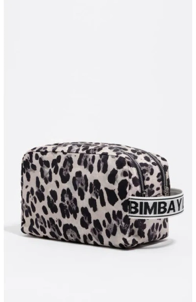 Bimba Y Lola Leopard Print Nylon Make-up Case In Multi