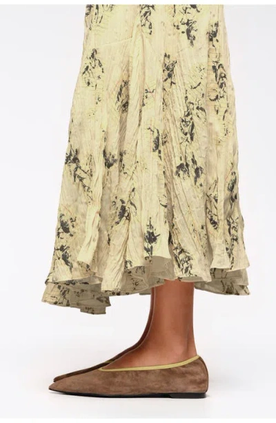 Bimba Y Lola Suede Pointed-toe Flat Pumps In Animal Print