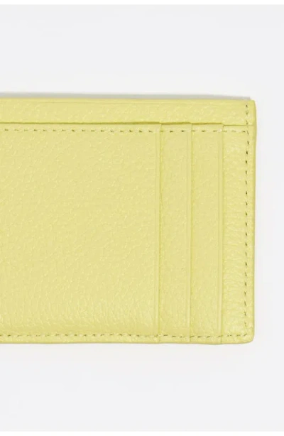 Bimba Y Lola Leather Card Holder In Yellow