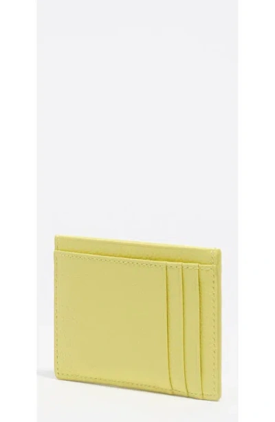 Bimba Y Lola Leather Card Holder In Yellow