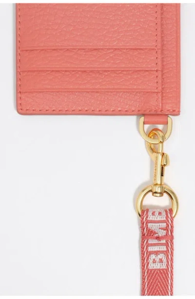 Bimba Y Lola Leather Card Holder In Pink