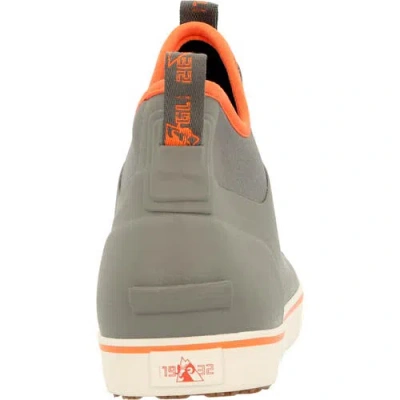 Rocky Drystrike Waterproof Gray & Orange Deck Boot In Green