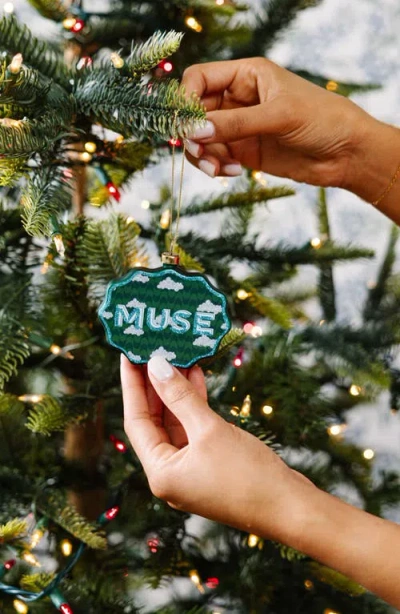 Furbish Scallop Ornament In Green