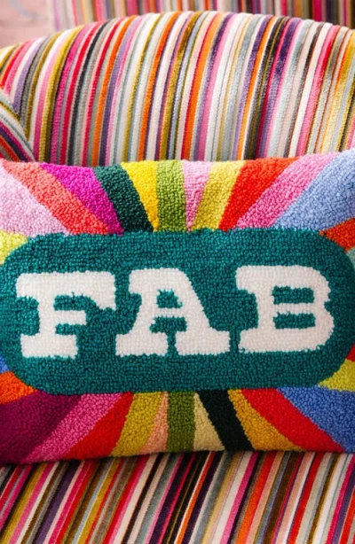 Furbish Fab Pillow In Multi