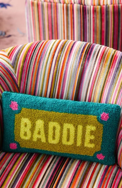 Furbish Baddie Pillow In Green
