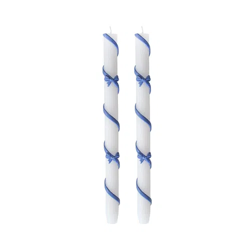 Jollity & Co Ribbon Bow Taper Candle