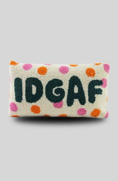 Furbish Idgaf Pillow In Multi