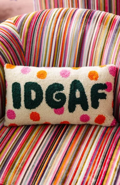 Furbish Idgaf Pillow In Multi