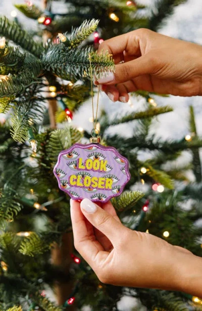 Furbish Scallop Ornament In Purple