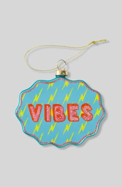 Furbish Scallop Ornament In Blue