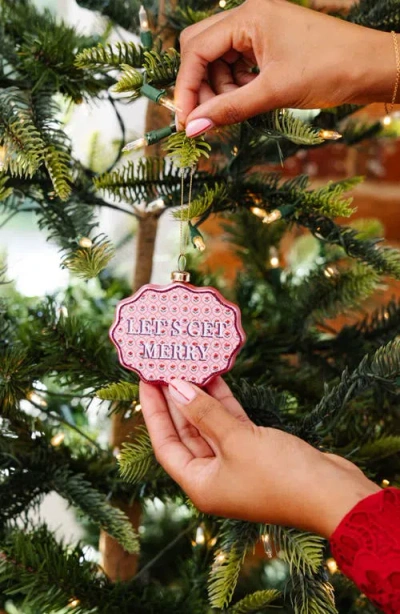 Furbish Scallop Ornament In Pink