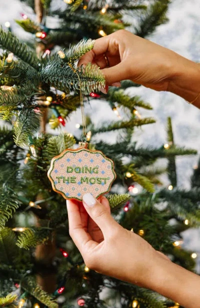 Furbish Scallop Ornament In Multi