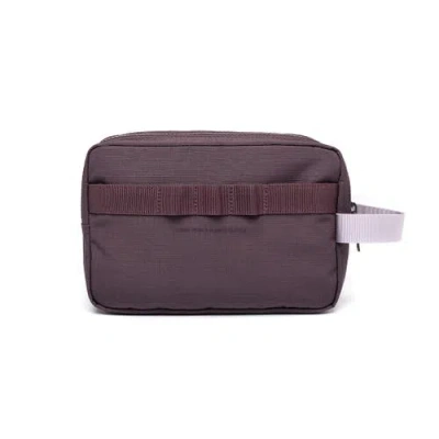 Lefrik Kei Double Washbag In Burgundy