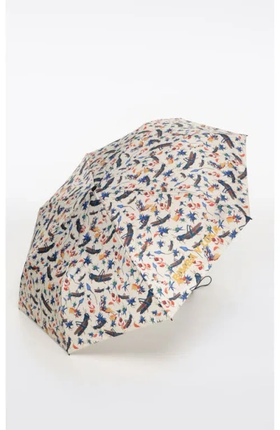 Bimba Y Lola Crickets Flowers Umbrella In White