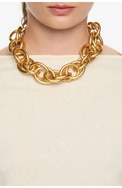 Bimba Y Lola Three-tone Chain Necklace In Gold