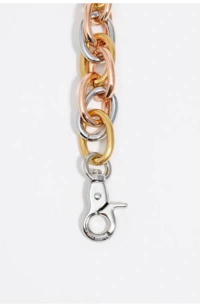 Bimba Y Lola Three-tone Chain Necklace In Gold