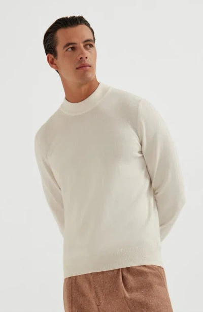 Brunello Cucinelli Funnel Neck Sweater In Brown