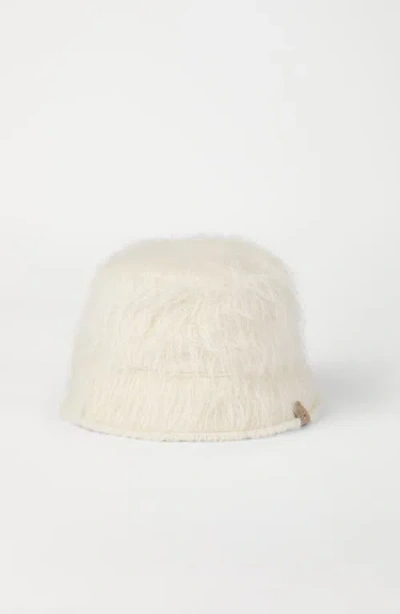Brunello Cucinelli Alpaca-blend Bucket Hat In White