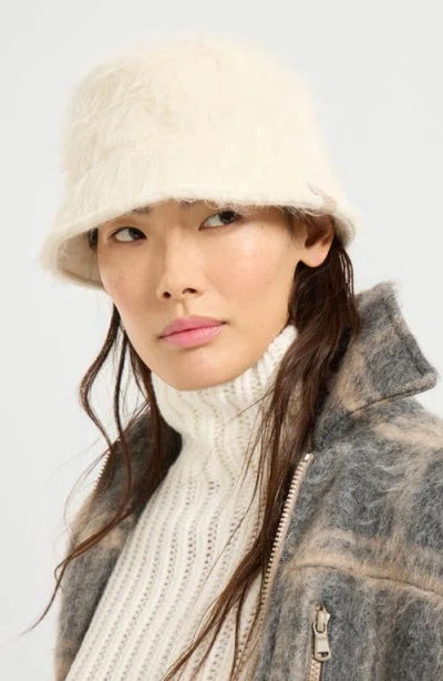 Brunello Cucinelli Alpaca-blend Bucket Hat In White