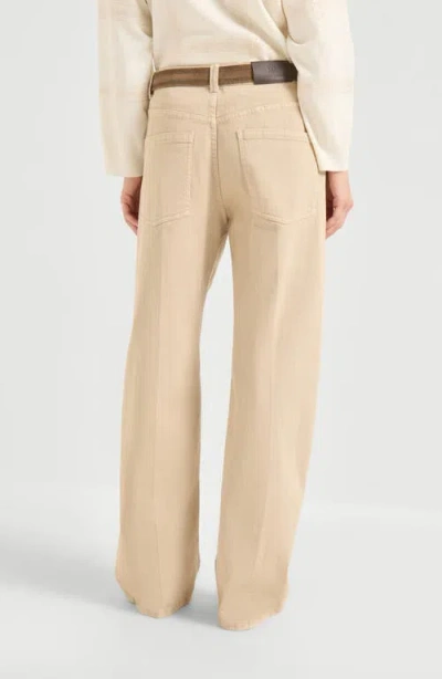 Brunello Cucinelli Multi-pocket Casual Pants In Animal Print
