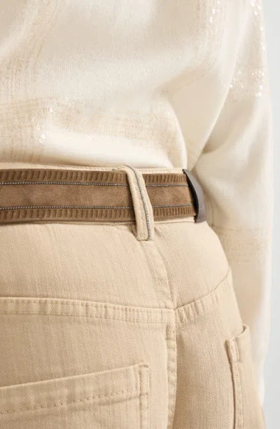 Brunello Cucinelli Multi-pocket Casual Pants In Animal Print