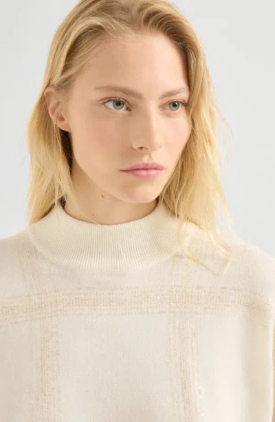 Brunello Cucinelli Sequin Sweater Sweaters And Cardigans White In Animal Print