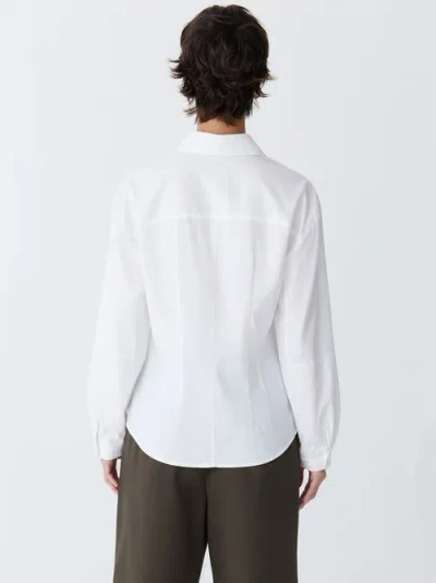 Callas Milano Lucia Lantern Sleeve Shirt In White