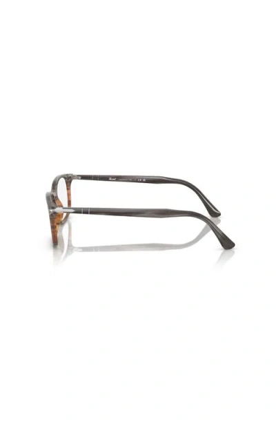 Persol 55mm Square Optical Glasses In Gray