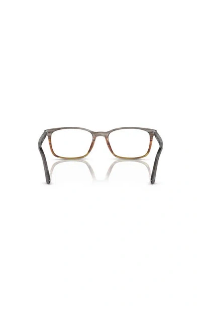 Persol 55mm Square Optical Glasses In Gray