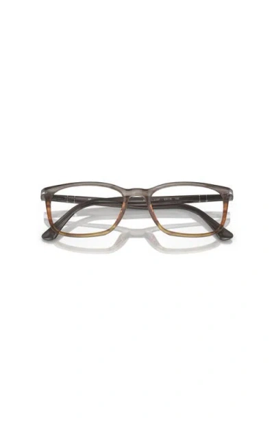 Persol 55mm Square Optical Glasses In Gray