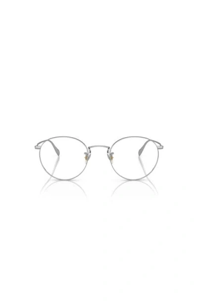 Oliver Peoples 50mm Phantos Optical Glasses In Gray