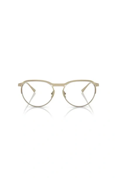 Ferrari 53mm Oval Optical Glasses In Gold