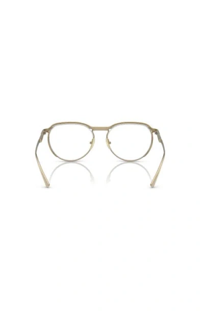 Ferrari 53mm Oval Optical Glasses In Gold