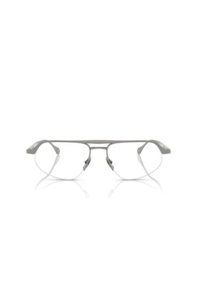 Ferrari 57mm Irregular Optical Glasses In Gray