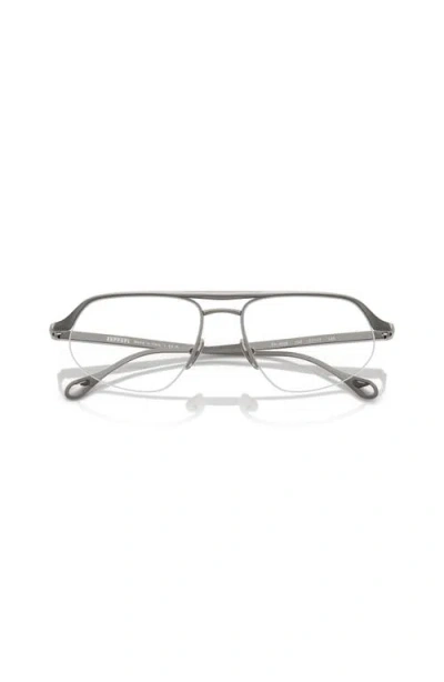Ferrari 57mm Irregular Optical Glasses In Gray