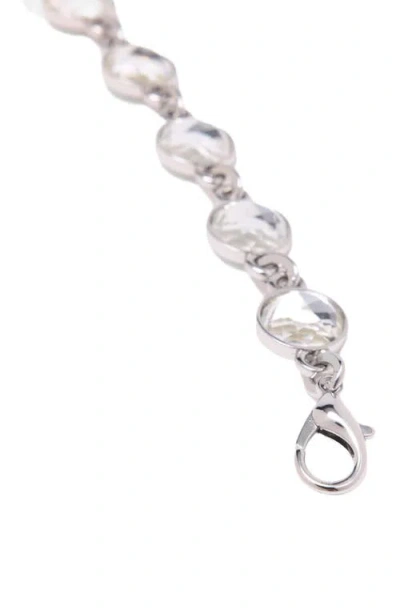 Maje Womens Chain And Rhinestone Metal Belt Silvery In Silver