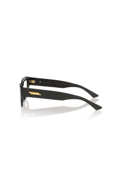 Bottega Veneta 49mm Rectangle Optical Glasses In Black