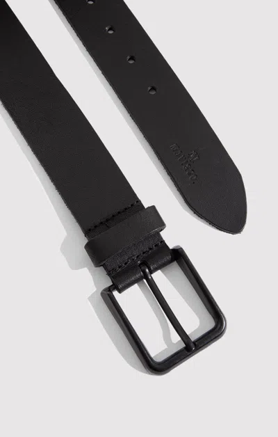 Mavi Leather Belt In Black In Black