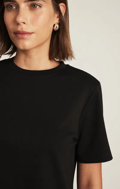 Mavi Basic Crew Neck T-shirt In Black In Black