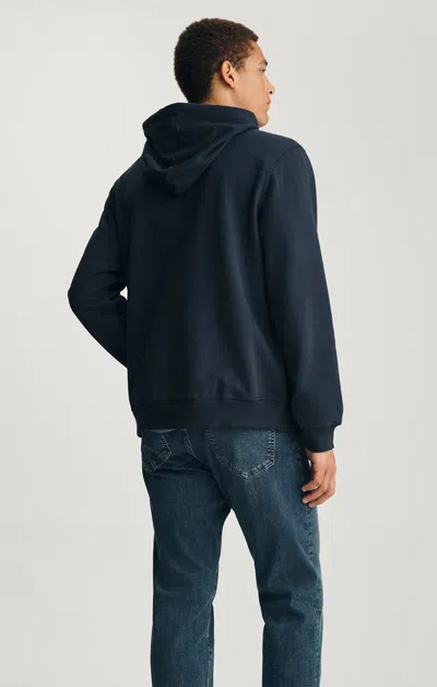 Mavi Full Zip Hoodie In Total Eclipse In Blue